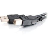 C2G 16.4ft USB A to USB B Cable - USB A to B Cable - USB 2.0 - Black - M/M — 28104