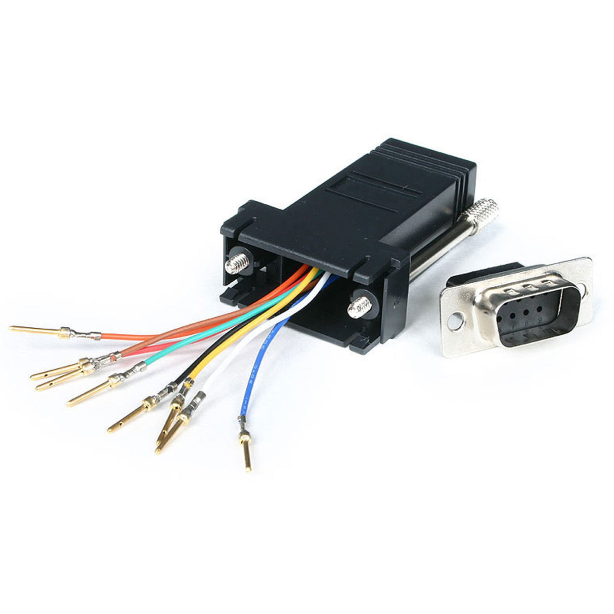 StarTech.com DB9 to RJ45 Modular Adapter - M/F - Serial adapter - DB-9 (M) - RJ-45 (F) — GC98MF