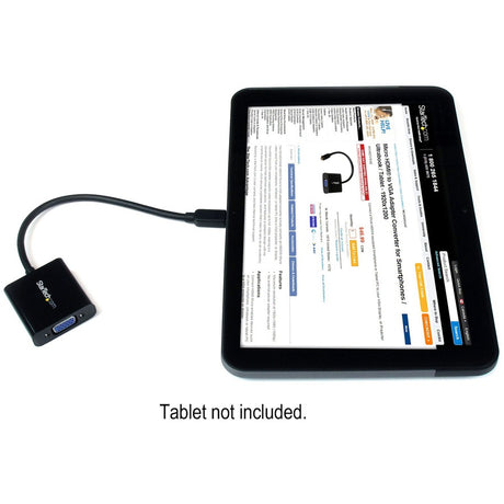 StarTech.com Micro HDMI�&reg; to VGA Adapter Converter for Smartphones / Ultrabook / Tablet - 1920x1080 — MCHD2VGAE2