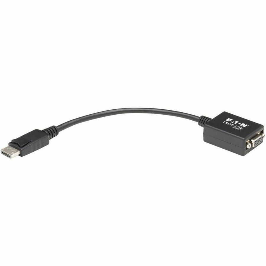 Eaton Tripp Lite Series DisplayPort to VGA Active Adapter Video Converter (M/F), 6-in. (15.24 cm) — P134-06N-VGA