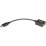 Eaton Tripp Lite Series DisplayPort to VGA Active Adapter Video Converter (M/F), 6-in. (15.24 cm) — P134-06N-VGA