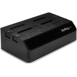 StarTech.com 4-Bay USB 3.0 to SATA Hard Drive Docking Station, 2.5/3.5" SATA III (6Gbps) SSD/HDD Dock, USB Hard Drive Bay, Top-Loading — SDOCK4U33