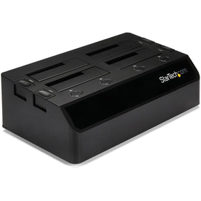 StarTech.com 4-Bay USB 3.0 to SATA Hard Drive Docking Station, 2.5/3.5" SATA III (6Gbps) SSD/HDD Dock, USB Hard Drive Bay, Top-Loading — SDOCK4U33