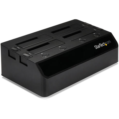 StarTech.com 4-Bay USB 3.0 to SATA Hard Drive Docking Station, 2.5/3.5" SATA III (6Gbps) SSD/HDD Dock, USB Hard Drive Bay, Top-Loading — SDOCK4U33