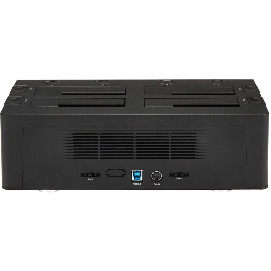 StarTech.com 4-Bay USB 3.0 to SATA Hard Drive Docking Station, 2.5/3.5" SATA III (6Gbps) SSD/HDD Dock, USB Hard Drive Bay, Top-Loading — SDOCK4U33