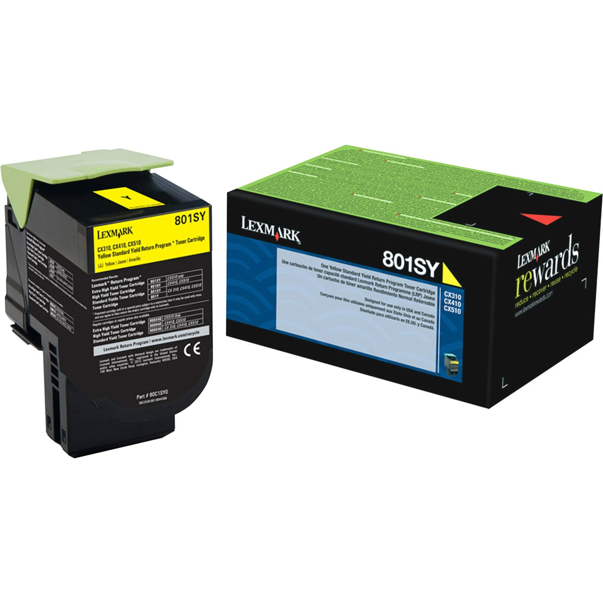 Lexmark Unison 801SY Toner Cartridge — 80C1SY0