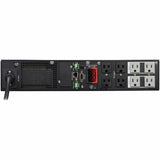 Eaton Tripp Lite Series SmartPro 750VA 750W 120V Line-Interactive Sine Wave UPS - 8 Outlets, Extended Run, Network Card Option, LCD, USB, DB9, 2U Rack/Tower — SMART750RMXL2U