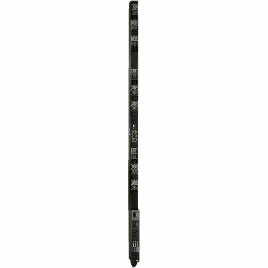 Eaton Tripp Lite Series 3-Phase Local Metered PDU, 8.6 kW, 45 208V outlets (36 C13, 9 C19), 6 ft. (1.83 m) NEMA L21-30P Input connection, TAA Compliant — PDU3MV6L2130A