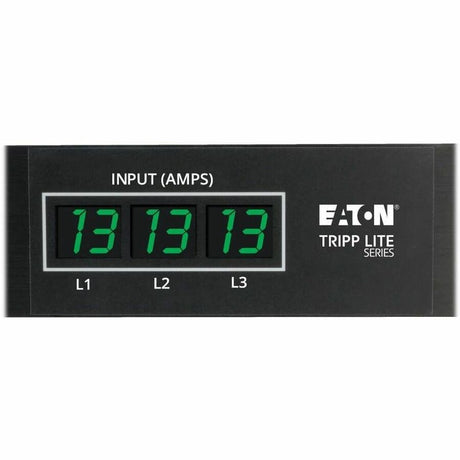 Eaton Tripp Lite Series 3-Phase Local Metered PDU, 8.6 kW, 45 208V outlets (36 C13, 9 C19), 6 ft. (1.83 m) NEMA L21-30P Input connection, TAA Compliant — PDU3MV6L2130A