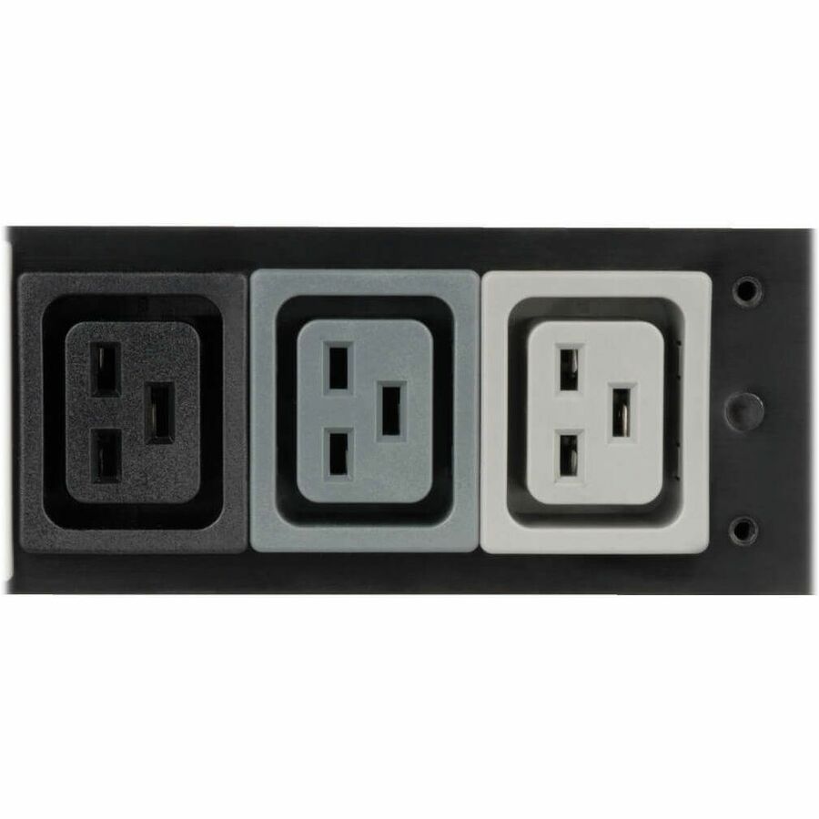 Eaton Tripp Lite Series 3-Phase Local Metered PDU, 8.6 kW, 45 208V outlets (36 C13, 9 C19), 6 ft. (1.83 m) NEMA L21-30P Input connection, TAA Compliant — PDU3MV6L2130A