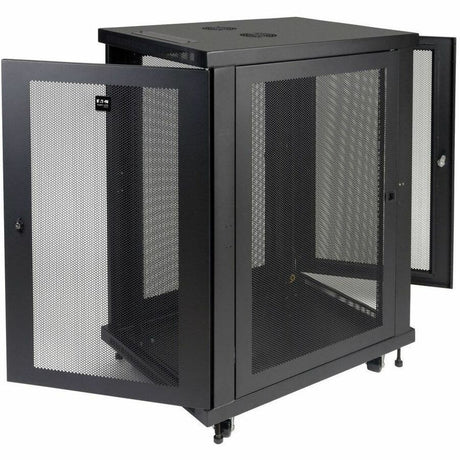 Eaton Tripp Lite Series SmartRack 18U Mid-Depth Half-Height Rack Enclosure Cabinet — SR18UB