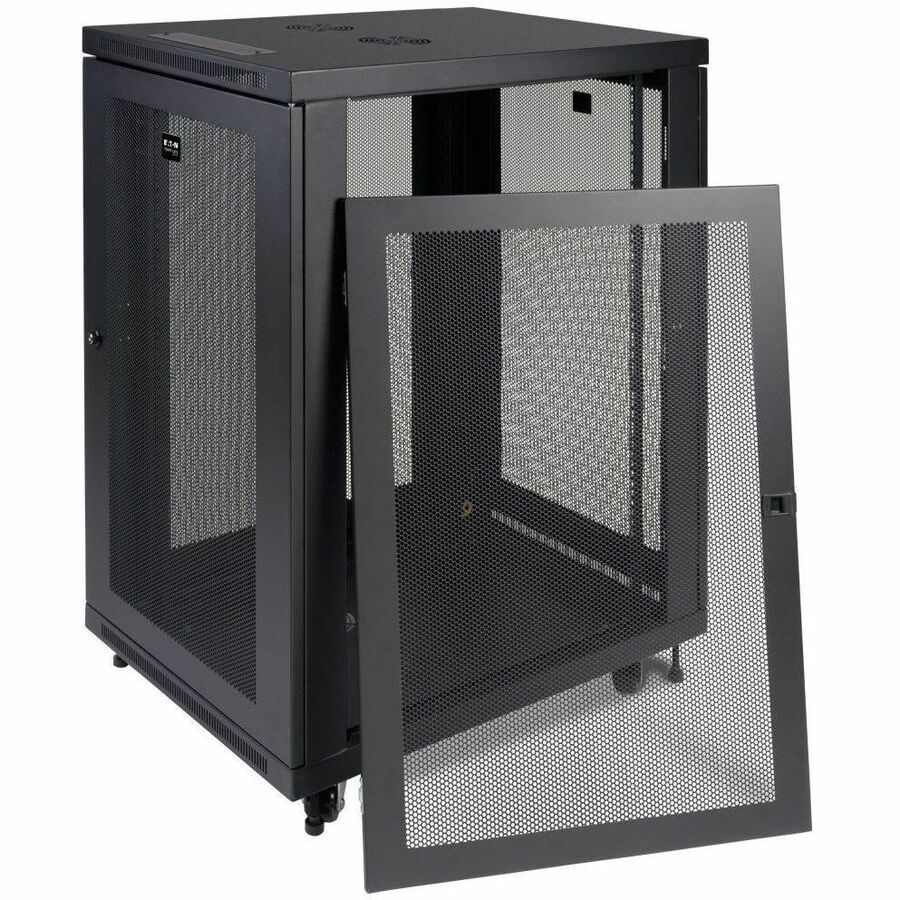 Eaton Tripp Lite Series SmartRack 18U Mid-Depth Half-Height Rack Enclosure Cabinet — SR18UB