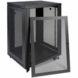 Eaton Tripp Lite Series SmartRack 18U Mid-Depth Half-Height Rack Enclosure Cabinet — SR18UB