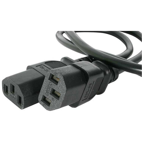 StarTech.com 6ft (2m) Computer Power Cord Y Splitter, NEMA 5-15P to 2x C13 Y Cable, 10A 125V, 18AWG, AC Power Cord, Monitor Power Cable — PXT101Y