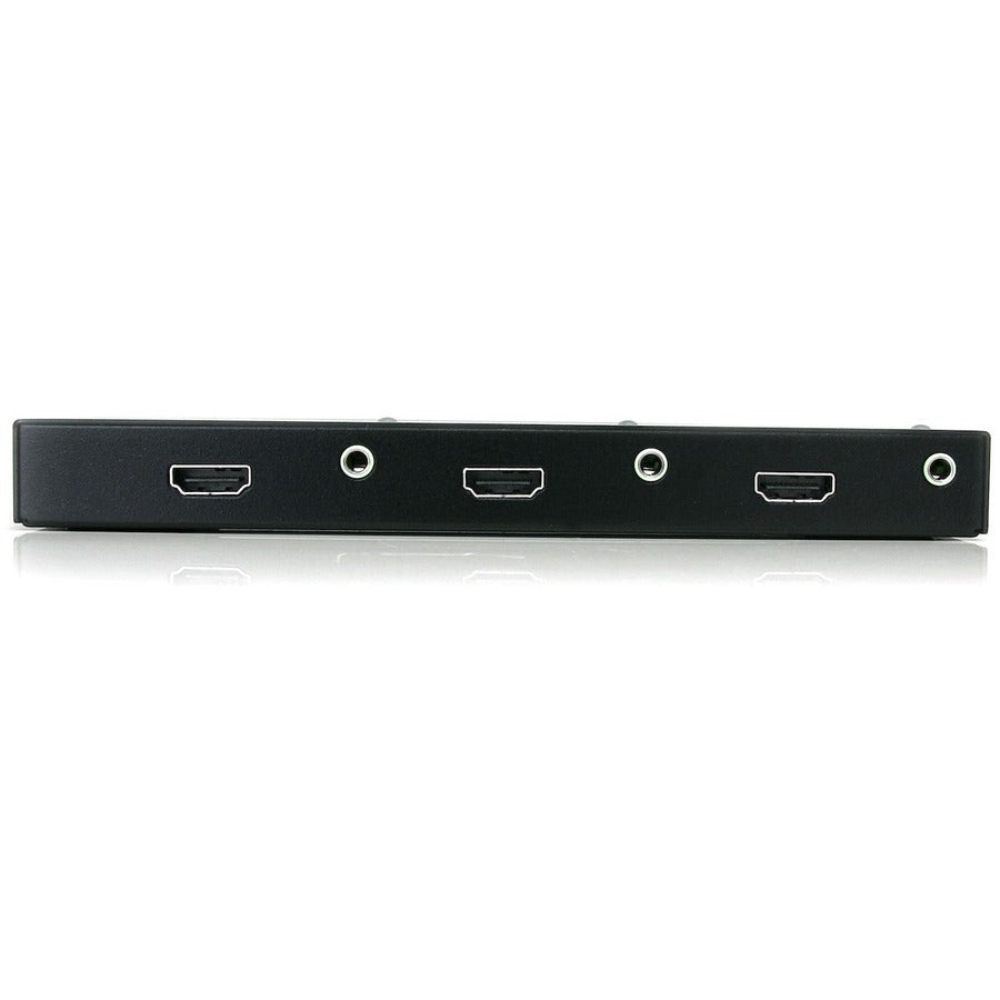 StarTech.com HDMI Splitter 1 In 2 Out - 1080p - 2 Port - Signal Amplifier - Rugged - HDMI Multi Port - HDMI Audio Splitter — ST122HDMI2