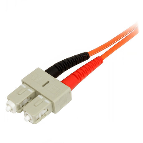 StarTech.com 2m Fiber Optic Cable - Multimode Duplex 50/125 - LSZH Fiber Jumper Cord - LC/SC — 50FIBLCSC2