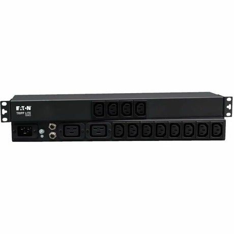 Eaton Tripp Lite Series 1.9-3.8kW Single-Phase 120-240V Basic PDU, 14 Outlets (12 C13 & 2 C19), C20 16A Input, 1U Rack-Mount — PDU12IEC
