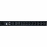 Eaton Tripp Lite Series 1.9-3.8kW Single-Phase 120-240V Basic PDU, 14 Outlets (12 C13 & 2 C19), C20 16A Input, 1U Rack-Mount — PDU12IEC