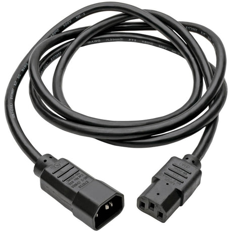 Eaton Tripp Lite Series PDU Power Cord, C13 to C14 - 13A, 250V, 16 AWG, 6 ft. (1.83 m), Black — P004-006-13A