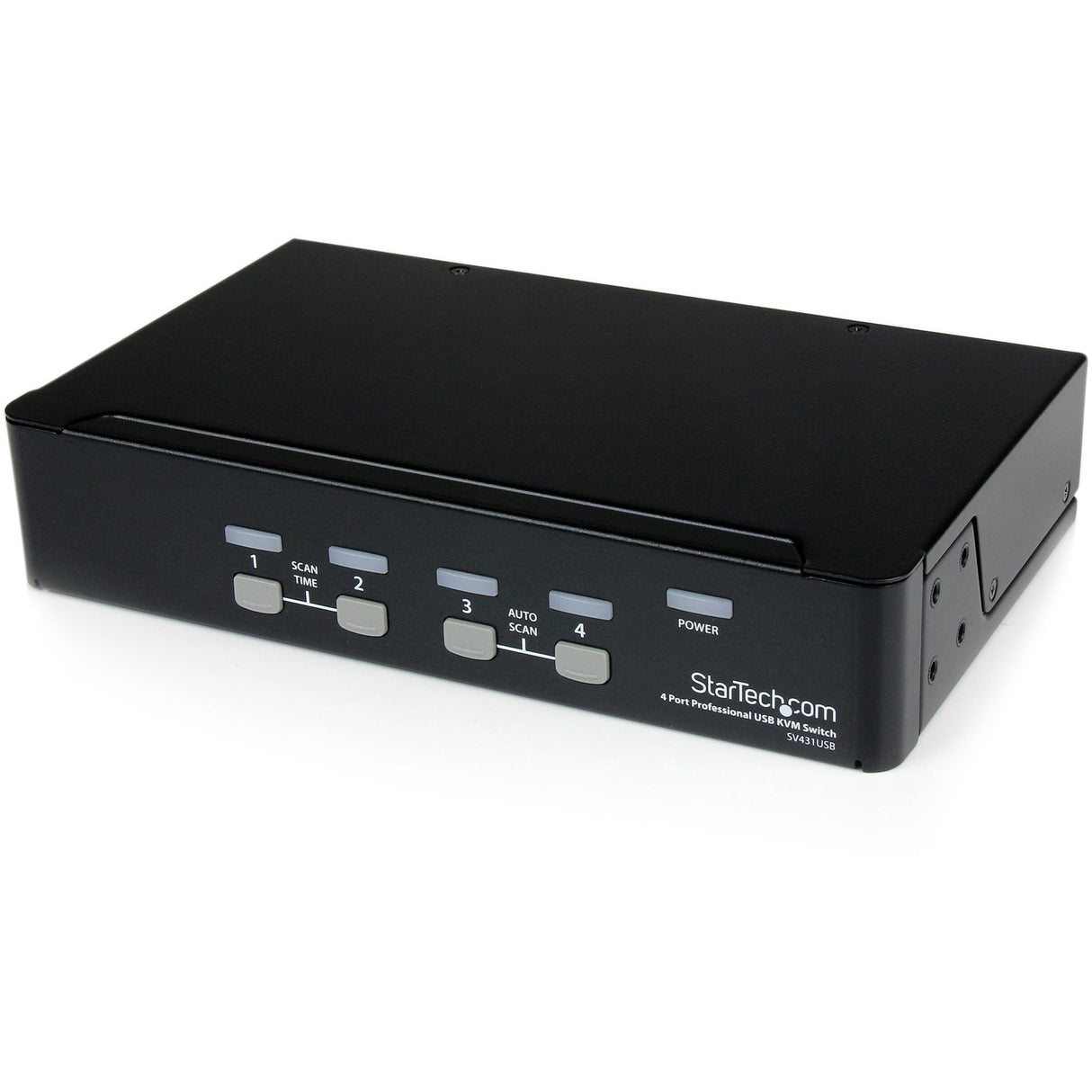 StarTech.com StarView SV431USB - KVM switch - USB - 4 ports - 1 local user - USB - 1U — SV431USB