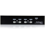 StarTech.com StarView SV431USB - KVM switch - USB - 4 ports - 1 local user - USB - 1U — SV431USB