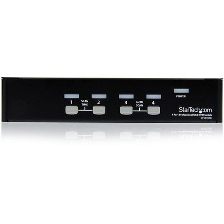 StarTech.com StarView SV431USB - KVM switch - USB - 4 ports - 1 local user - USB - 1U — SV431USB