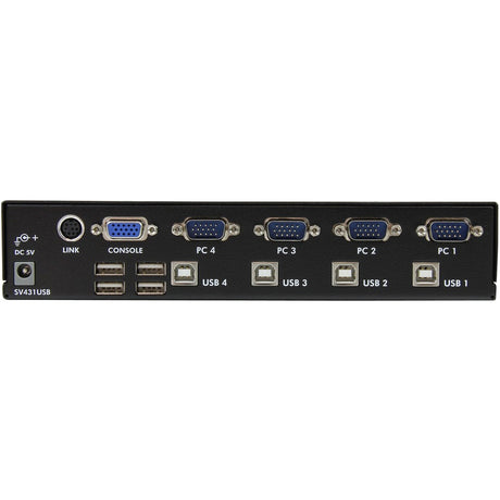 StarTech.com StarView SV431USB - KVM switch - USB - 4 ports - 1 local user - USB - 1U — SV431USB