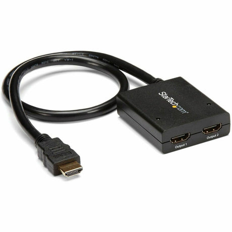 StarTech.com HDMI Splitter 1 In 2 Out - 4k 30Hz - 2 Port - Supports 3D video - Powered HDMI Splitter - HDMI Audio Splitter — ST122HD4KU