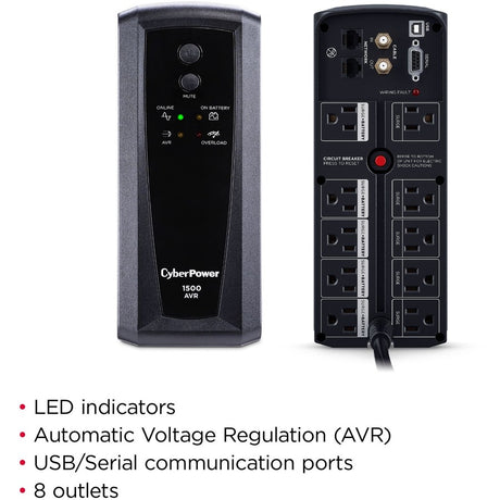 CyberPower CP1500AVRT AVR UPS Systems — CP1500AVRT