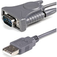 StarTech.com 3ft (91cm) 1-Port USB to Serial Cable, DB9/DB25 RS232 to USB Converter, Prolific, USB to Serial Adapter — ICUSB232DB25