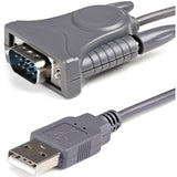 StarTech.com 3ft (91cm) 1-Port USB to Serial Cable, DB9/DB25 RS232 to USB Converter, Prolific, USB to Serial Adapter — ICUSB232DB25