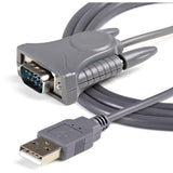 StarTech.com 3ft (91cm) 1-Port USB to Serial Cable, DB9/DB25 RS232 to USB Converter, Prolific, USB to Serial Adapter — ICUSB232DB25