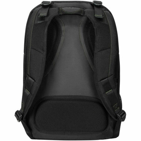 Targus Spruce EcoSmart TBB019US Carrying Case (Backpack) for 17" Notebook - Black, Green - TAA Compliant — TBB019US