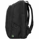 Targus Spruce EcoSmart TBB019US Carrying Case (Backpack) for 17" Notebook - Black, Green - TAA Compliant — TBB019US