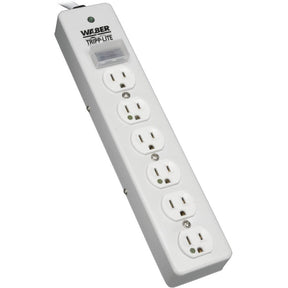Eaton Tripp Lite Series Hospital-Grade Surge Protector with 6 Hospital-Grade Outlets, 15 ft. (4.57 m) Cord, 1050 Joules, UL 1363, Not for Patient-Care Rooms — SPS-615-HG