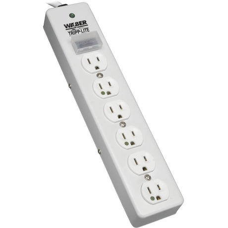 Eaton Tripp Lite Series Hospital-Grade Surge Protector with 6 Hospital-Grade Outlets, 15 ft. (4.57 m) Cord, 1050 Joules, UL 1363, Not for Patient-Care Rooms — SPS-615-HG