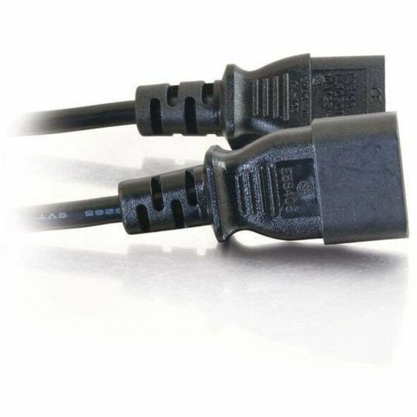 C2G 8ft 16 AWG 250 Volt Computer Power Extension Cord (IEC320C14 to IEC320C13) — 29934