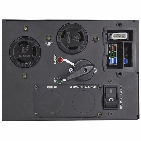 Eaton 9PX Maintenance Bypass for Select 5kVA to 6kVA 9PX UPS Systems, Hardwired Input/Output, 2 L6-30R Outlets, Rack/Tower/Wallmount — MBP6K208