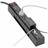 Eaton Tripp Lite Series Protect It! Surge Protector with 6 Rotatable Outlets, 8 ft. (2.43 m) Cord, 1080 Joules, 2xUSB Charging ports (3.4A) — TLP608RUSBB