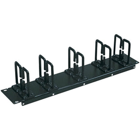 Eaton Tripp Lite Series SmartRack 2U Horizontal Cable Manager - Flexible ring type — SRCABLERING2U
