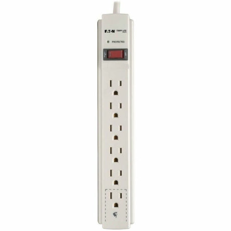 Eaton Tripp Lite Series Protect It! 6-Outlet Surge Protector, 6 ft. Cord, 900 Joules, Diagnostic LED, Light Gray Housing — TLP606