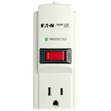 Eaton Tripp Lite Series Protect It! 6-Outlet Surge Protector, 6 ft. Cord, 900 Joules, Diagnostic LED, Light Gray Housing — TLP606