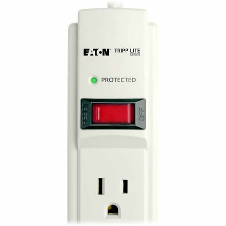 Eaton Tripp Lite Series Protect It! 6-Outlet Surge Protector, 6 ft. Cord, 900 Joules, Diagnostic LED, Light Gray Housing — TLP606