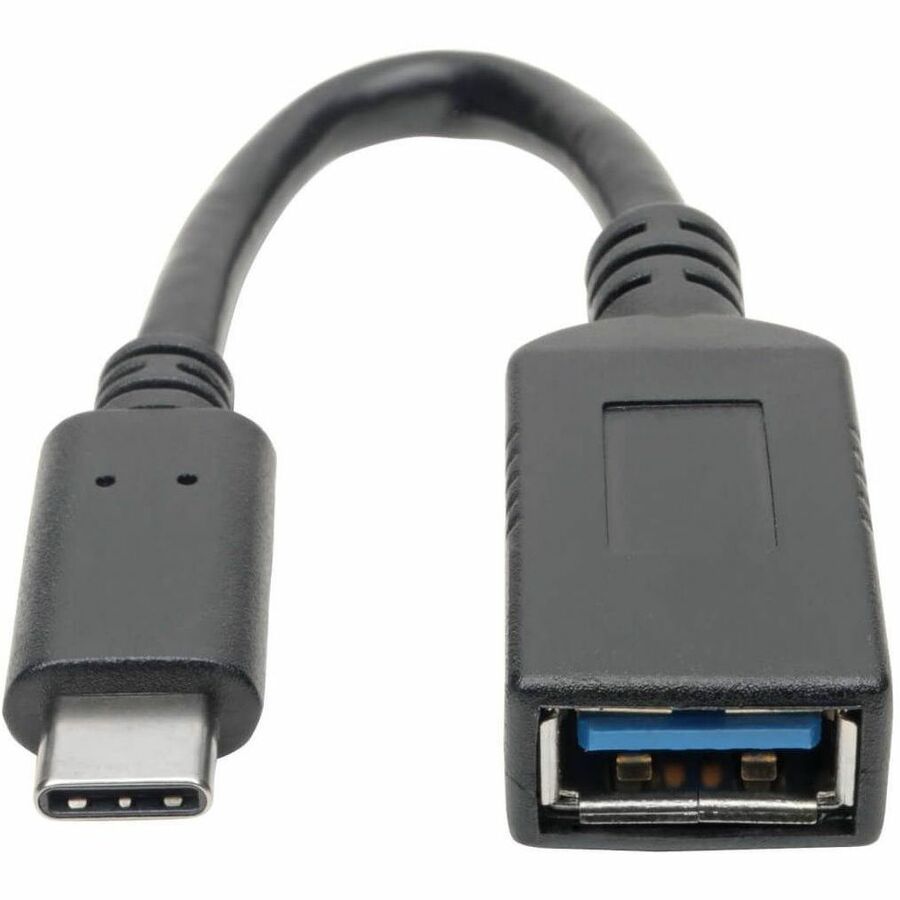 Eaton Tripp Lite Series USB-C to USB-A Adapter (M/F), USB 3.2 Gen 1 (5 Gbps), USB-IF Certified, Thunderbolt 3 Compatible, 6-in. (15.24 cm) — U428-C6N-F