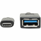 Eaton Tripp Lite Series USB-C to USB-A Adapter (M/F), USB 3.2 Gen 1 (5 Gbps), USB-IF Certified, Thunderbolt 3 Compatible, 6-in. (15.24 cm) — U428-C6N-F