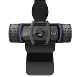 Logitech C920S Full HD Pro Webcam, 1080p/30fps Video Calling, Clear Stereo Audio, Light Correction, Privacy Shutter — 960-001257