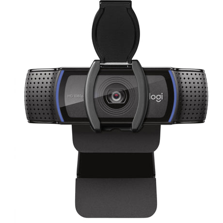 Logitech C920S Full HD Pro Webcam, 1080p/30fps Video Calling, Clear Stereo Audio, Light Correction, Privacy Shutter — 960-001257