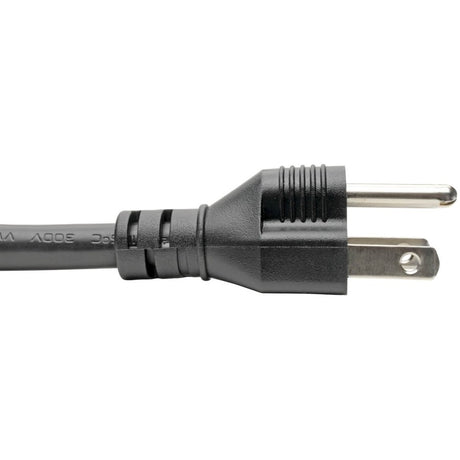 Eaton Tripp Lite Series Computer Power Cord, C19 to NEMA 5-15P - Heavy-Duty, 15A, 125V, 14 AWG, 8 ft. (2.43 m), Black — P034-008