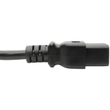 Eaton Tripp Lite Series Computer Power Cord, C19 to NEMA 5-15P - Heavy-Duty, 15A, 125V, 14 AWG, 8 ft. (2.43 m), Black — P034-008