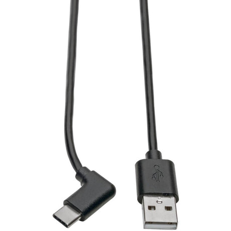 Eaton Tripp Lite Series USB-A to USB-C Cable, Right-Angle USB-C, USB 2.0, (M/M), 6 ft. (1.83 m) — U038-006-CRA